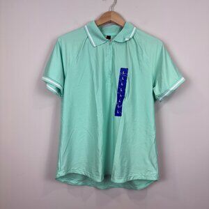 NWT Mondetta Women's Short Sleeve Golf Polo, Size L